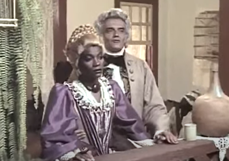 Zez&eacute; Motta e Walmor Chagas nos pap&eacute;is principais em "Xica da Silva" (1976)