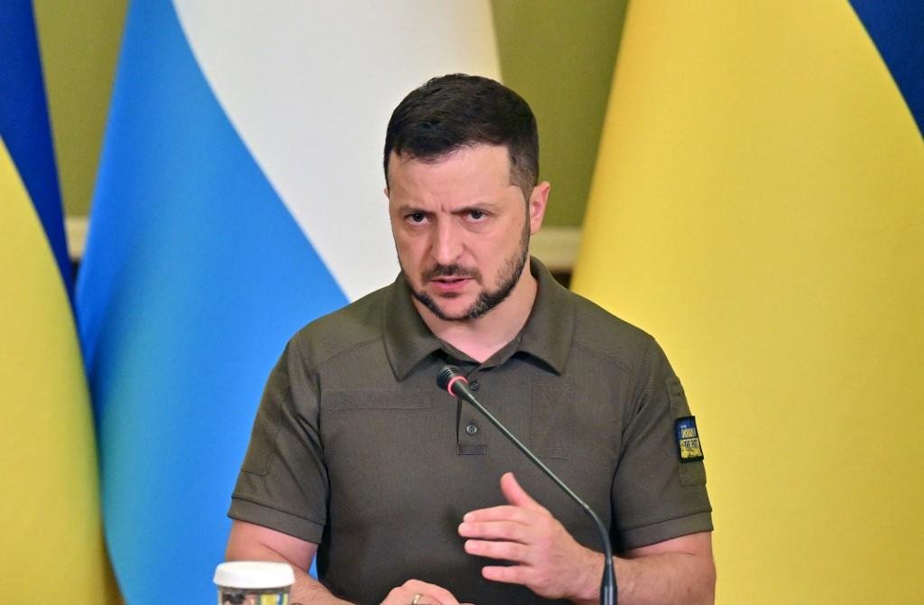Volodymyr Zelensky, presidente da Ucr&acirc;nia