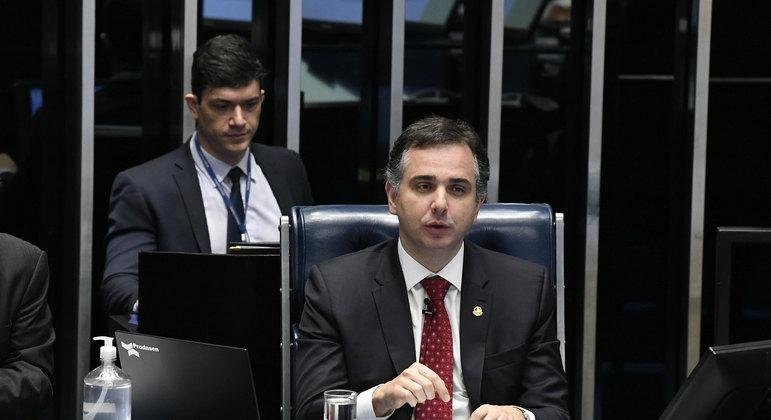 O presidente do Senado, Rodrigo Pacheco