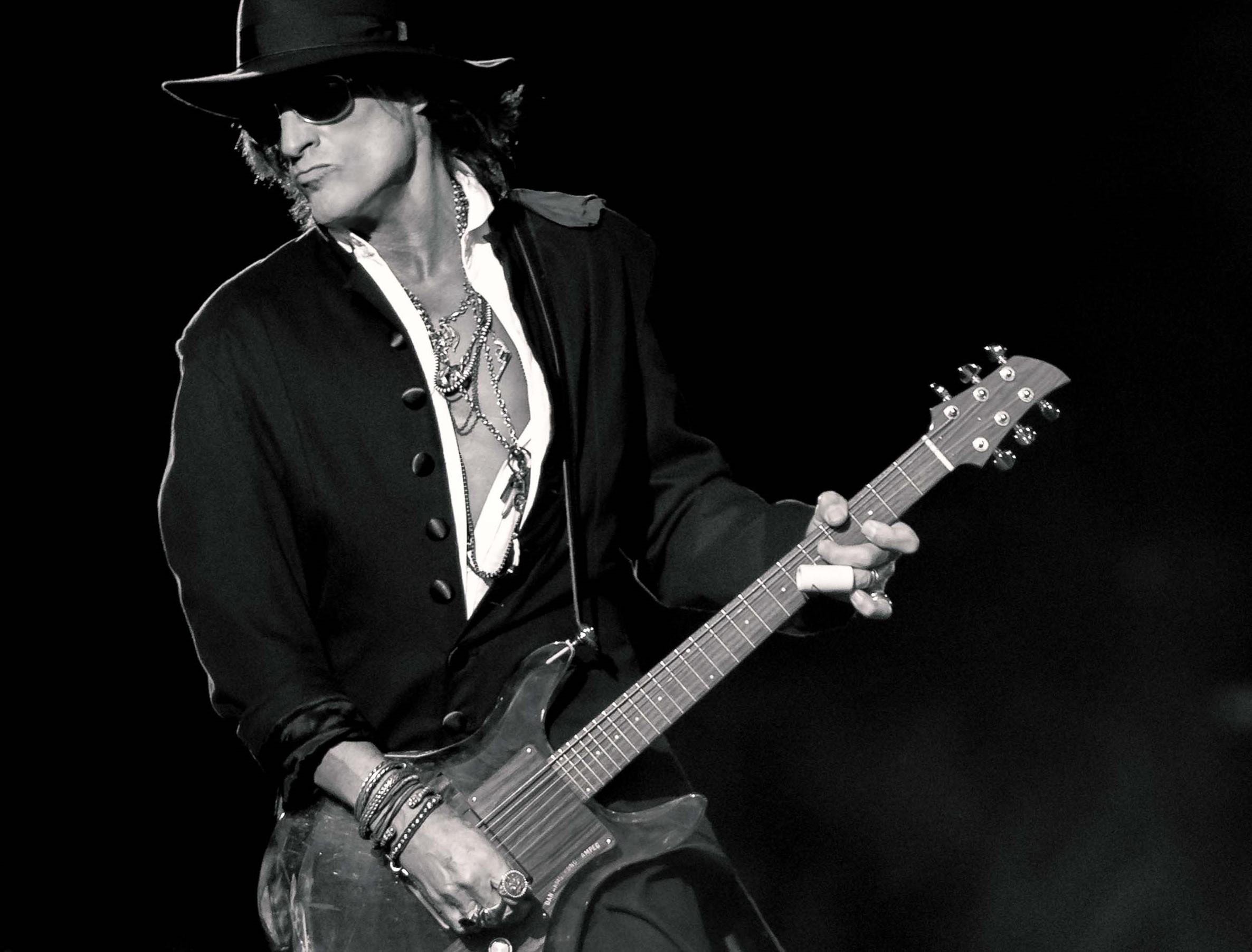 Joe Perry, guitarrista do Aerosmith, em Porto Alegre