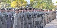 Cerimônia ocorreu no campo sede da academia de Polícia Militar, na avenida Aparício Borges