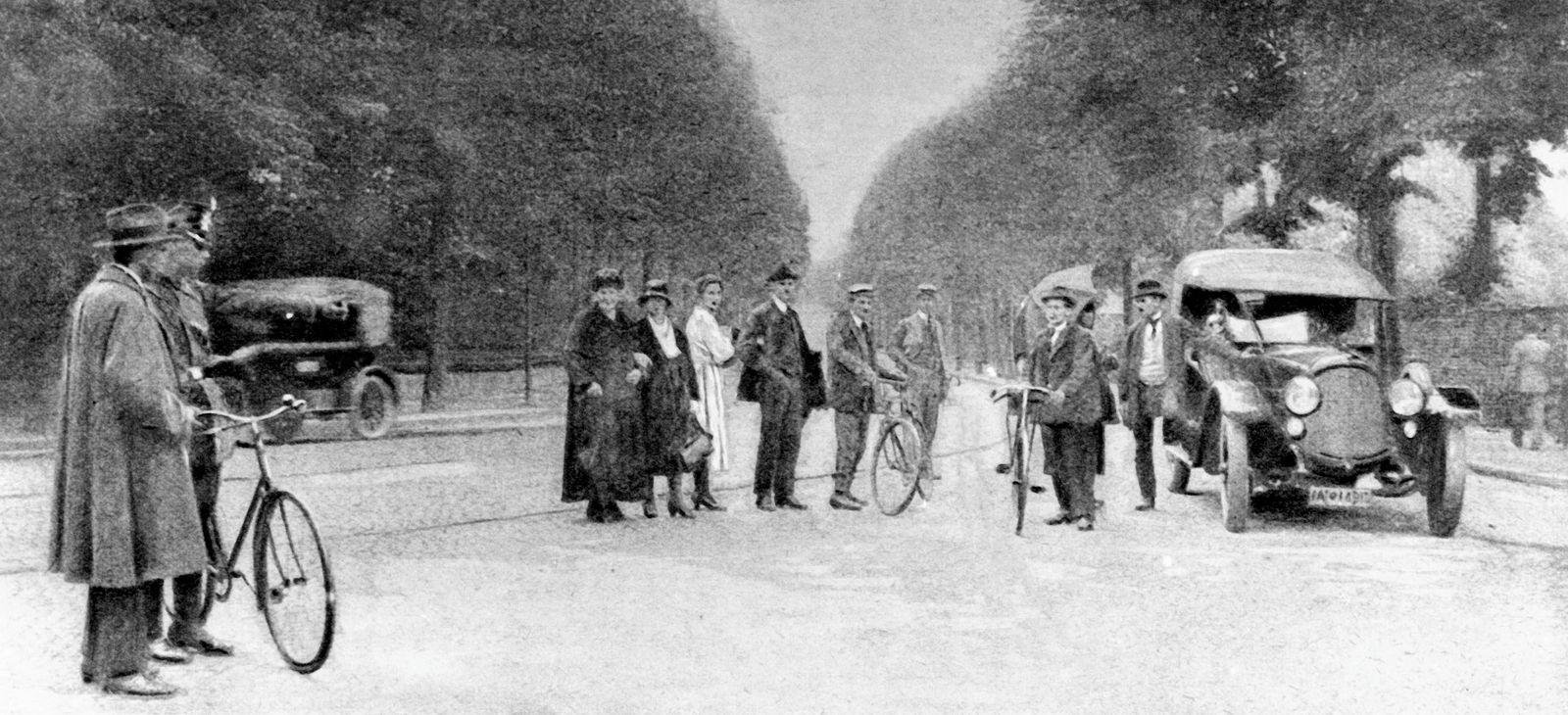 Local do assassinato do ministro Walter Rathenau em Koenigsalle.