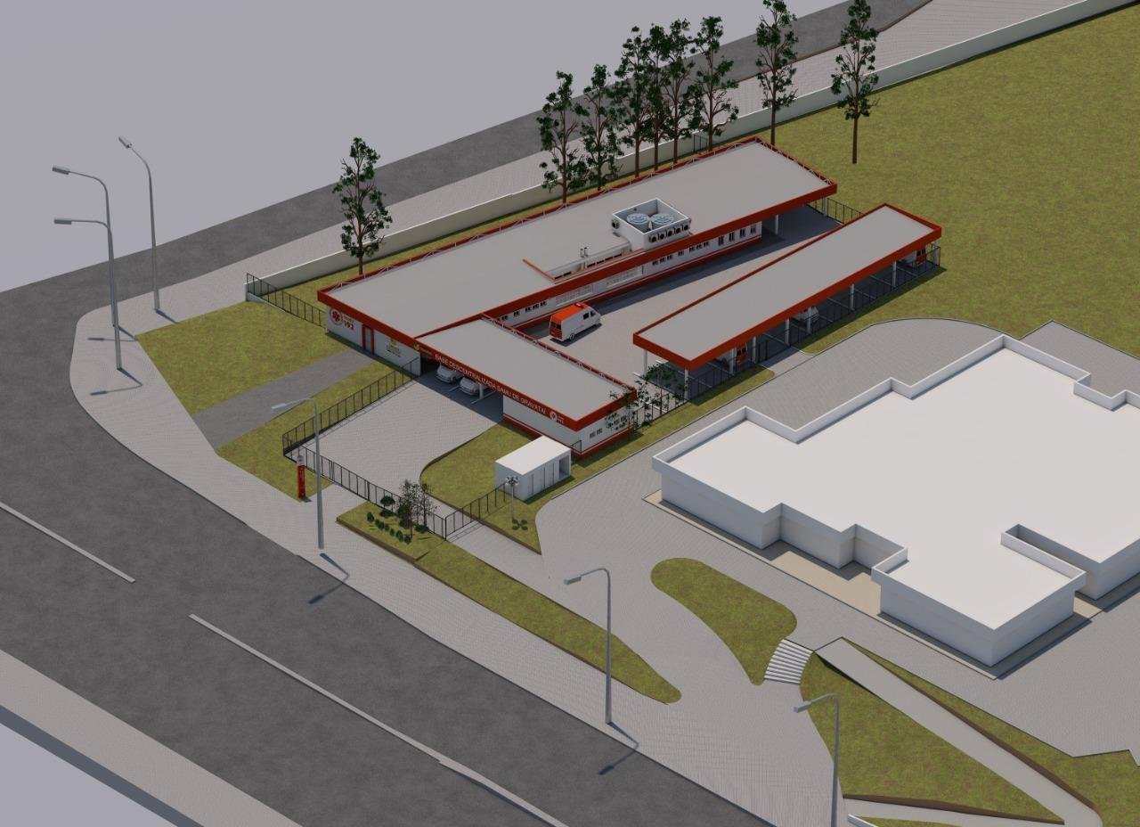 Com a nova obra, local ter&aacute; espa&ccedil;o para, ao menos, 16 ambul&acirc;ncias
