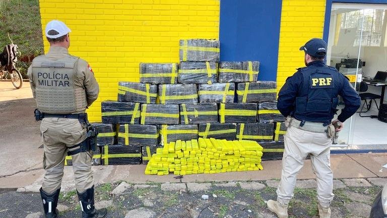 Flagrante mobilizou Pol&iacute;cia Rodovi&aacute;ria Federal, Pol&iacute;cia Militar Rodovi&aacute;ria e Servi&ccedil;o Aeropolicial da Pol&iacute;cia Civil de SC