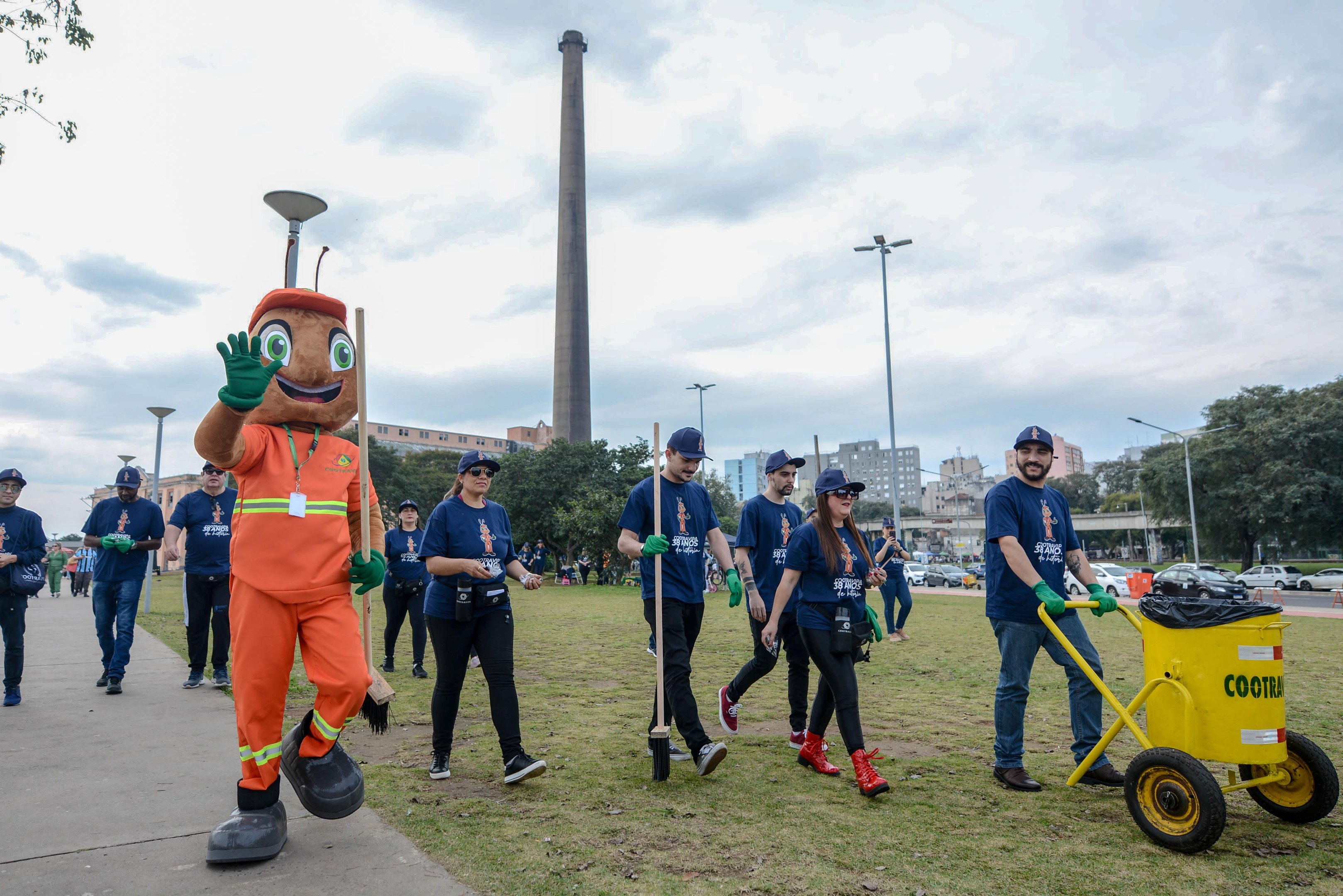 A&ccedil;&atilde;o de conscientiza&ccedil;&atilde;o contou com a participa&ccedil;&atilde;o do mascote Vipinho