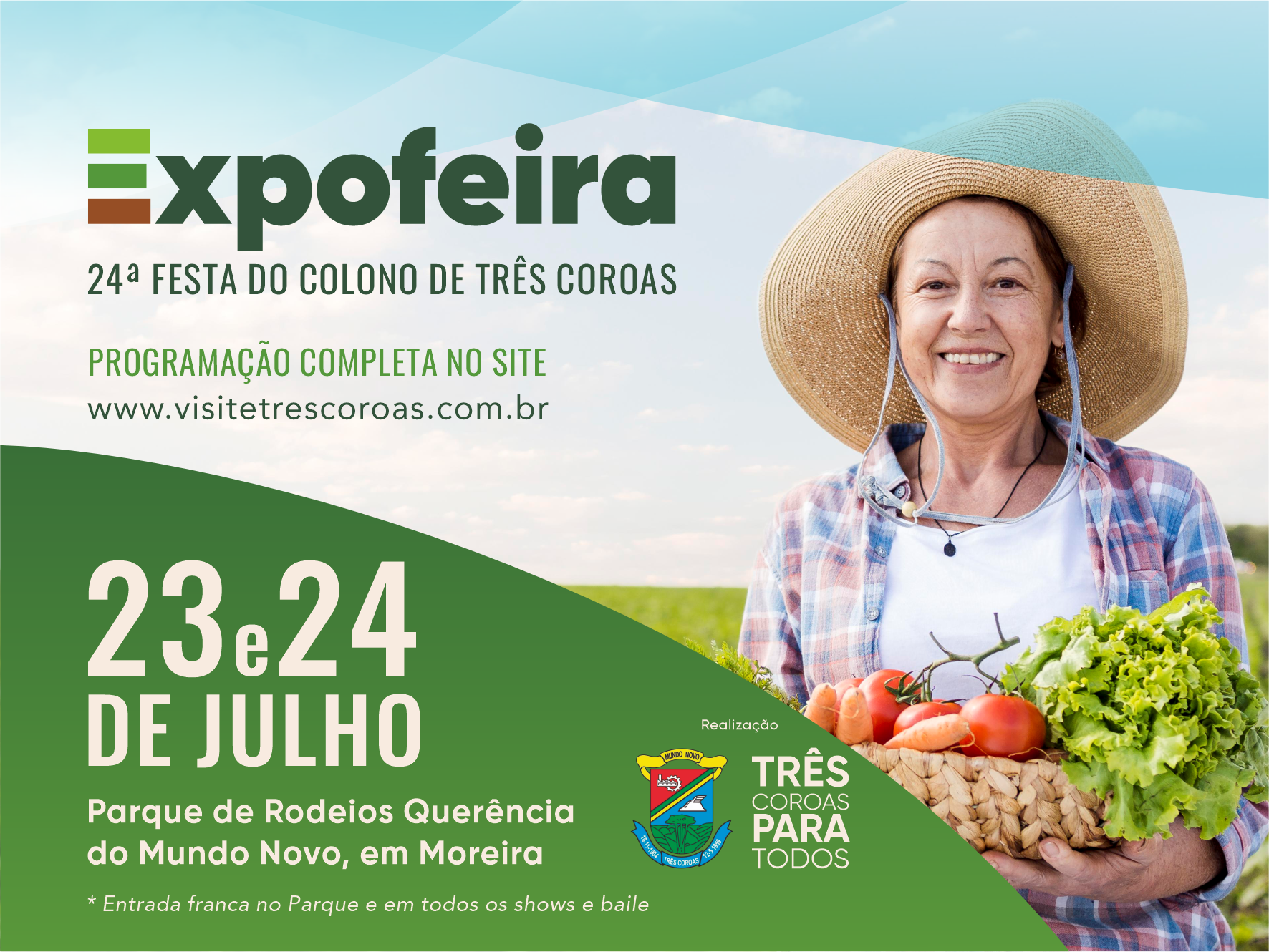 Festa ocorrer&aacute; no Parque de Rodeios Quer&ecirc;ncia do Mundo Novo