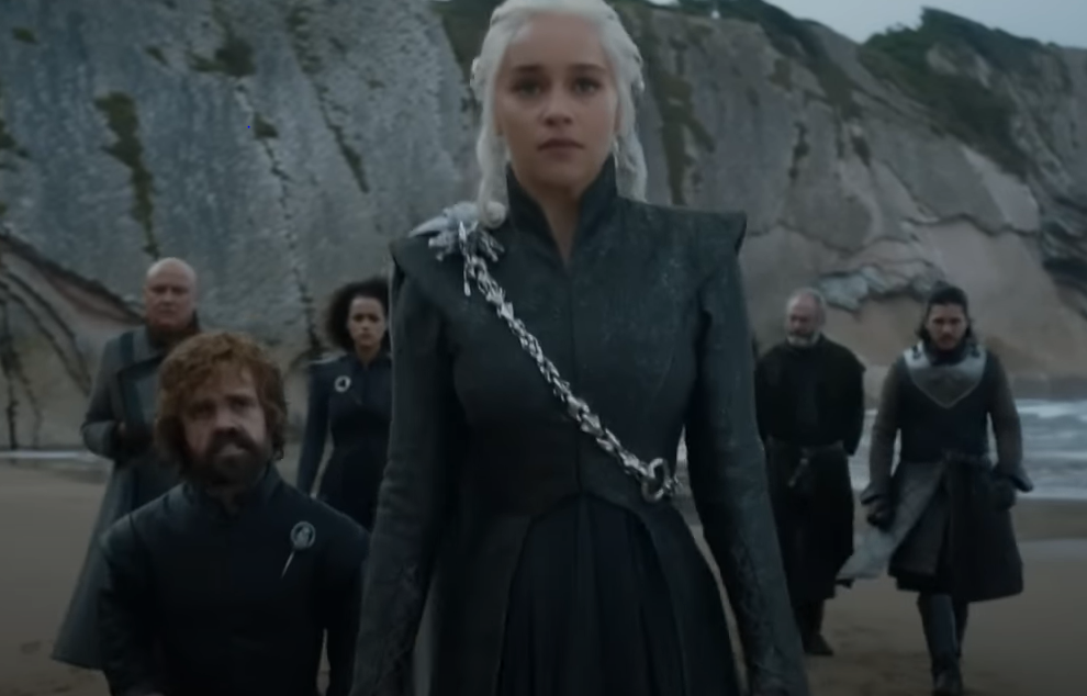 Atriz em cena de "Game of Thrones"