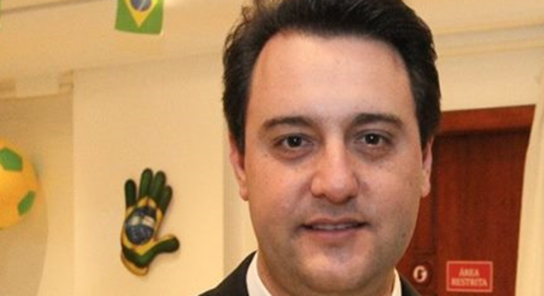 O governador do Paran&aacute;, Ratinho J&uacute;nior