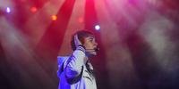 Registro de Justin Bieber em show realizado em Porto Alegre