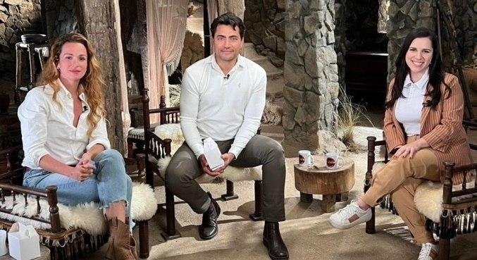 Carlo Porto e Francisca Queiroz conversam com a jornalista Ana Carolina Cury