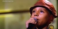 O baiano Gustavo Salles Vaqueirinho, de 9 anos, apresentou a música “A Morte do Vaqueiro” de Luiz Gonzaga, e foi direto para a grande final do 