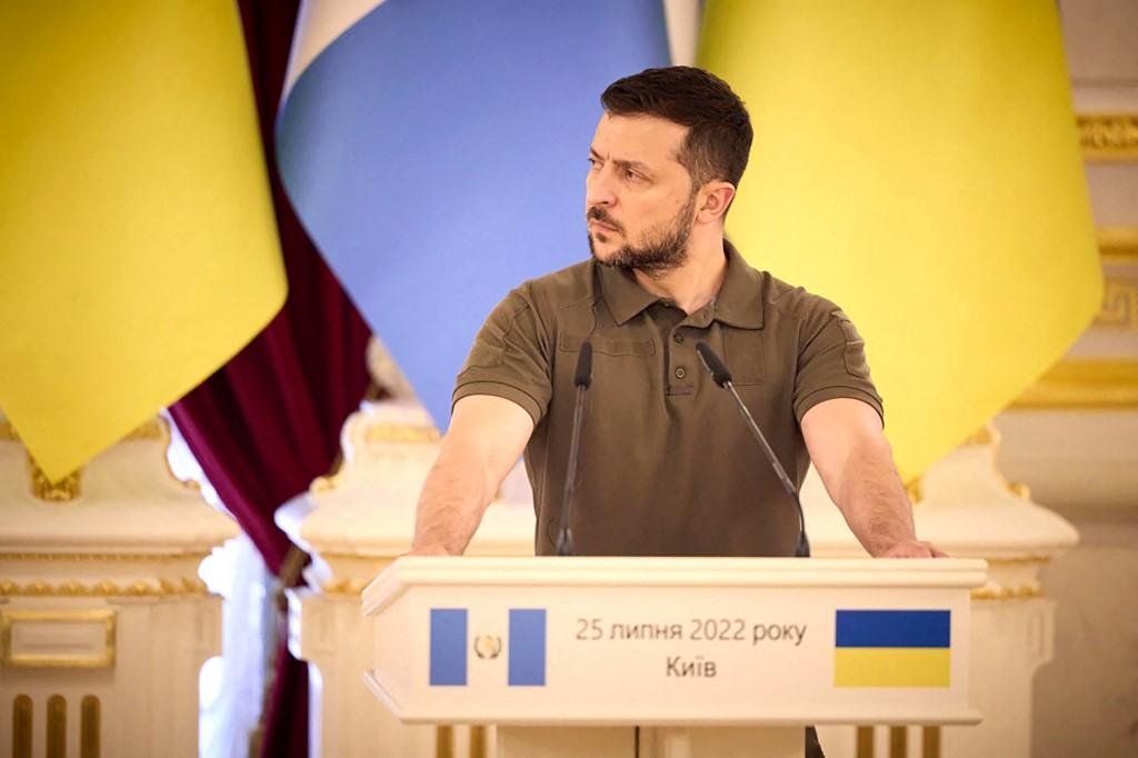Volodimir Zelensky, presidente ucraniano