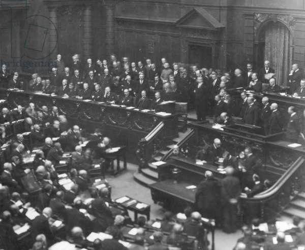 O governo b&aacute;varo discordou do que foi aprovado pelo Reichstag.