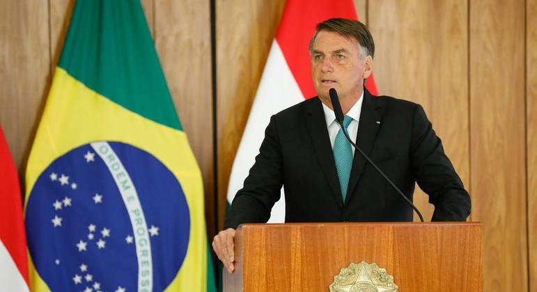 O presidente Jair Bolsonaro (PL)