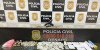 Cocaína, maconha e crack foram recolhidas pelos policiais civis