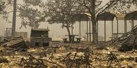 Incêndio florestal atingiu o norte da Califórnia