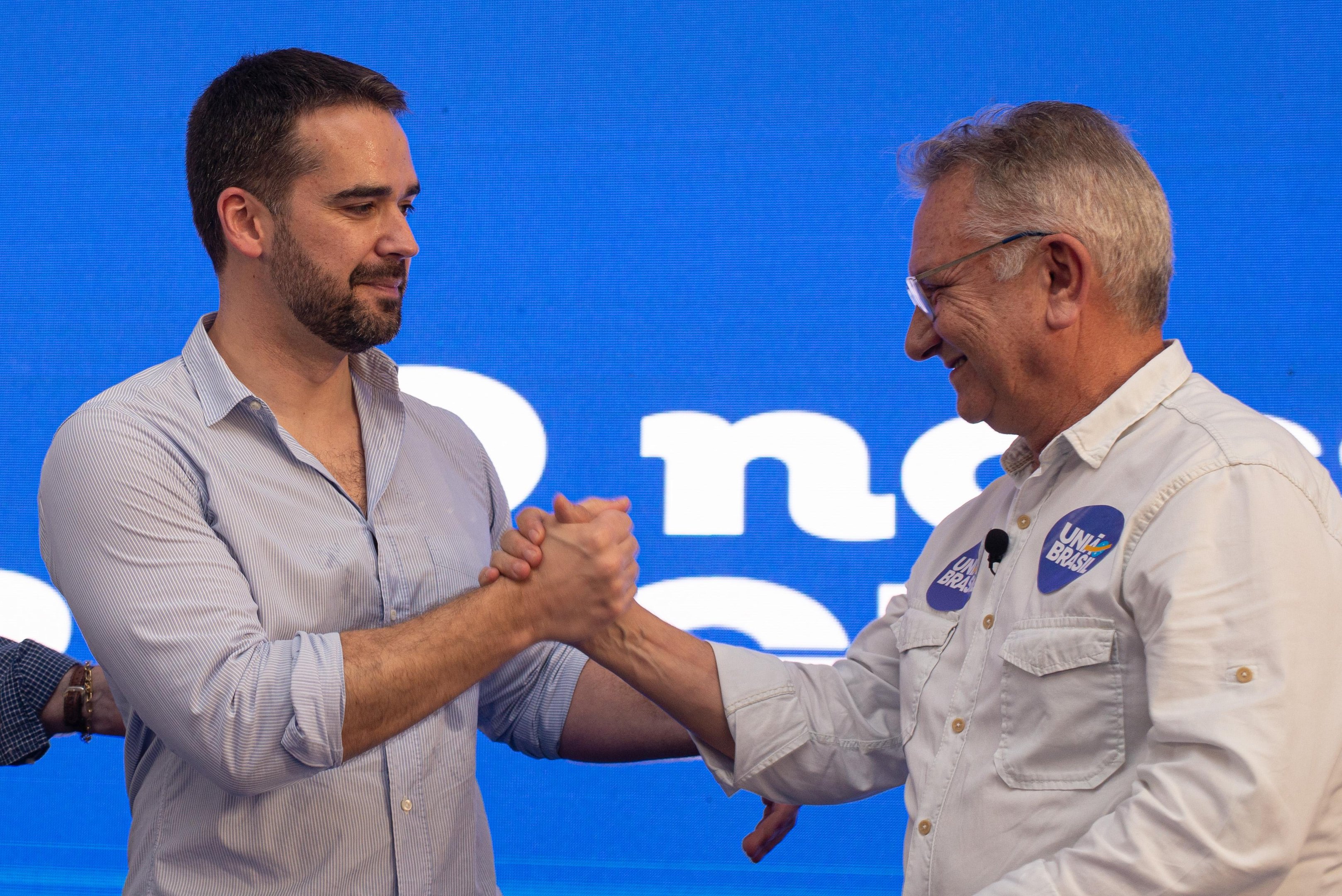 Eduardo Leite participou da conven&ccedil;&atilde;o do Uni&atilde;o Brasil que confirmou, &agrave; &eacute;poca, apoio ao tucano