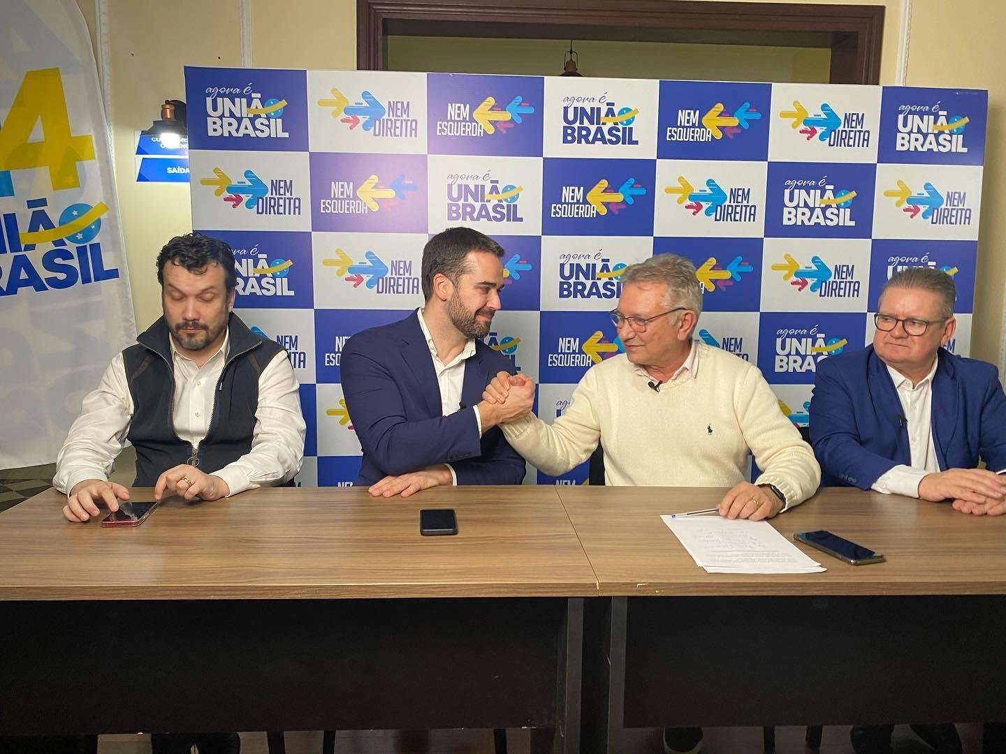 Alian&ccedil;a entre PSDB e Uni&atilde;o Brasil foi reafirmada na noite de quinta-feira.