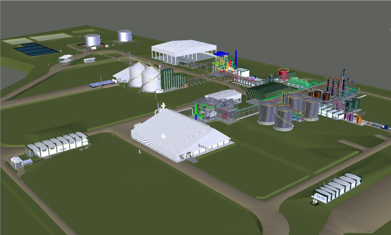 A planta completa da unidade de processamento industrial deve funcionar com plena capacidade a partir de 2027, utilizando gr&atilde;os produzidos nas planta&ccedil;&otilde;es de inverno do Rio Grande do Sul