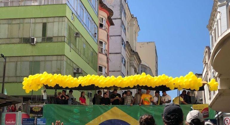 Braga Netto discursa durante cinco minutos em evento, em Minas Gerais