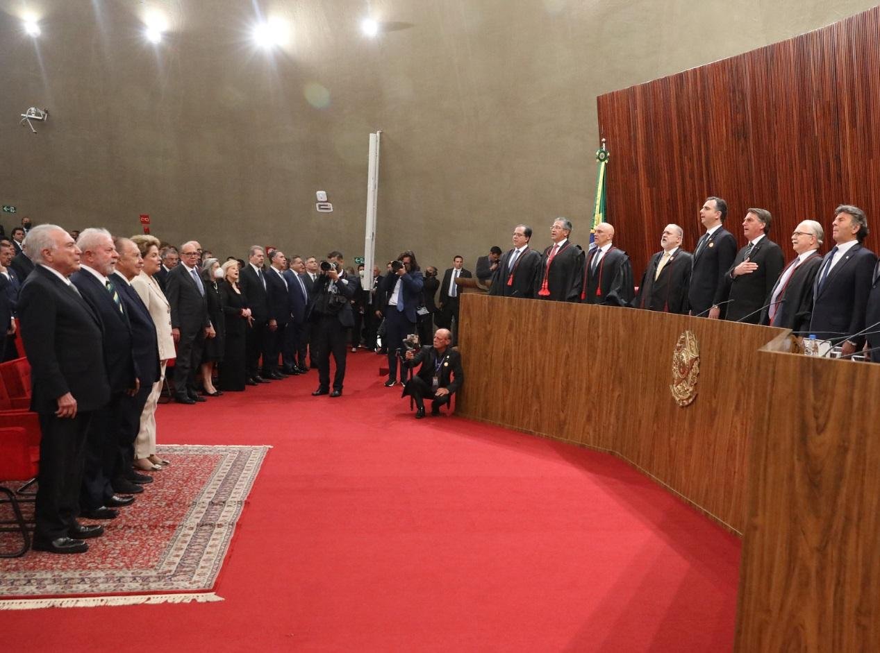 Posse de Alexandre Moraes no Tribunal Superior Eleitoral, em Bras&iacute;lia