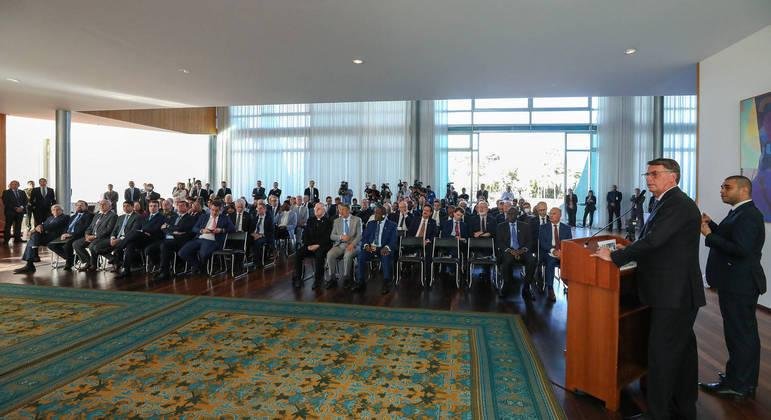Encontro do presidente Jair Bolsonaro com embaixadores