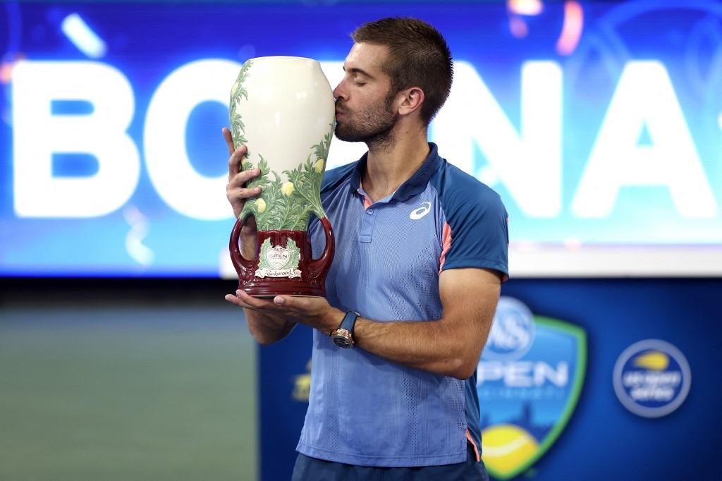 Coric se tornou o campe&atilde;o com o ranking mais baixo de um torneio da categoria 1000