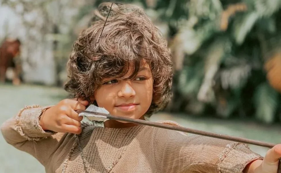 Gustavo Corasini: ator mirim de "Pantanal" tamb&eacute;m participou da novela "G&ecirc;nesis" (2021), na Record