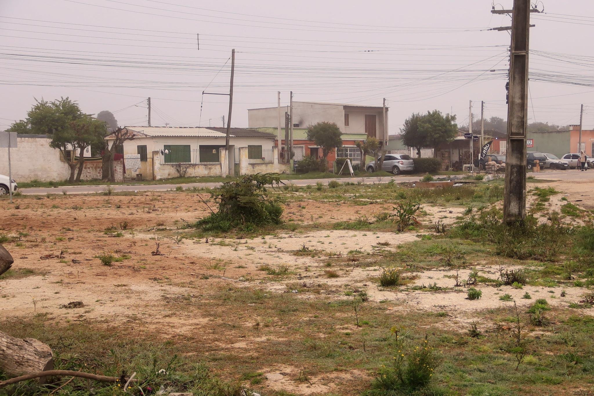 As obras do microparque est&atilde;o sendo executadas em um terreno de 1,3 mil metros quadrados