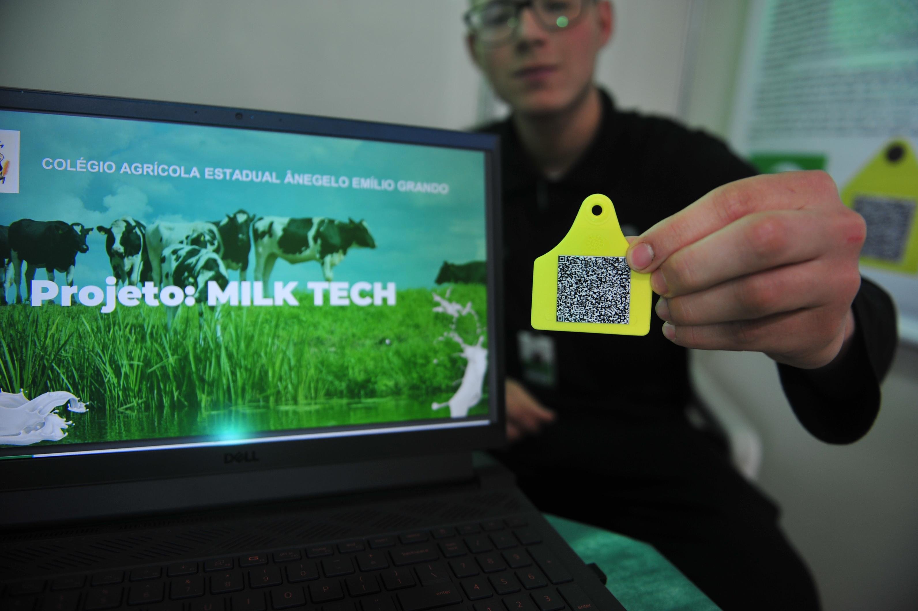 Projeto da Escola &Acirc;ngelo Grando, de Erechim, busca reunir informa&ccedil;&otilde;es sobre bovinos em um QR Code