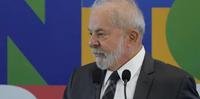Candidato Luiz Inácio Lula da Silva em entrevista coletiva com a imprensa internacional