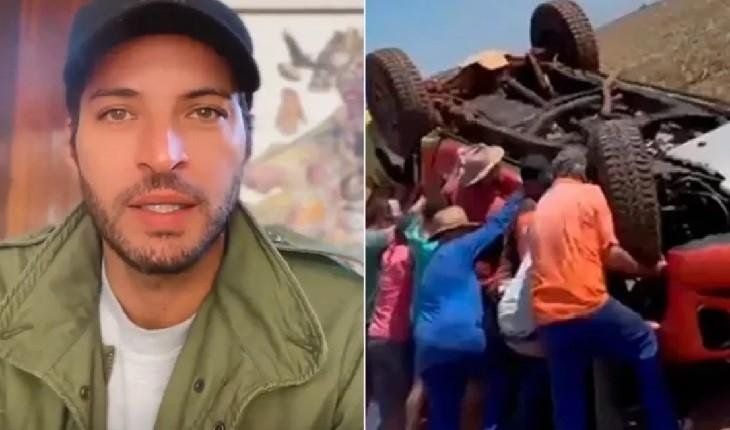 Artista falou que est&aacute; bem, pois sua equipe usava todos os dispositivos de seguran&ccedil;a no carro