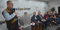 Governador Ranolfo apresentou números ao lado de outras autoridades e entidades organizadoras da Expointer
