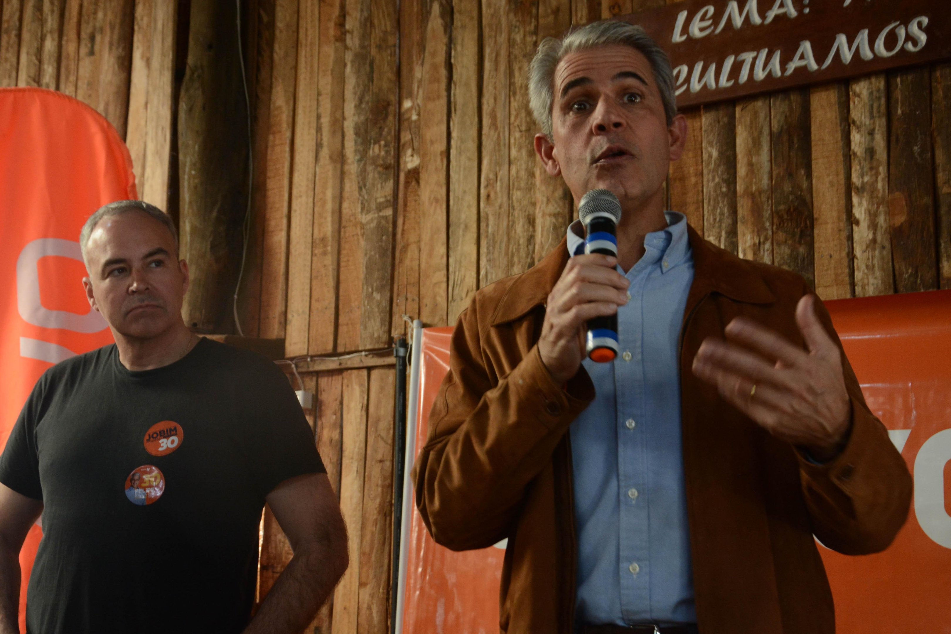 Candidato &agrave; presid&ecirc;ncia pelo Novo, Luiz Felipe D'&Aacute;vila cumpriu agenda no Rio Grande do Sul