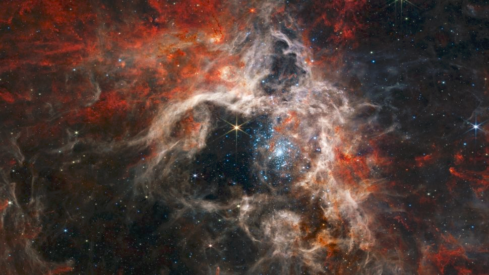 Telescópio James Webb captura novos detalhes da nebulosa de Tarântula