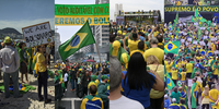 Manifestante pró-governo lotaram as ruas do Rio de Janeiro, São Paulo, Brasília e Porto Alegre