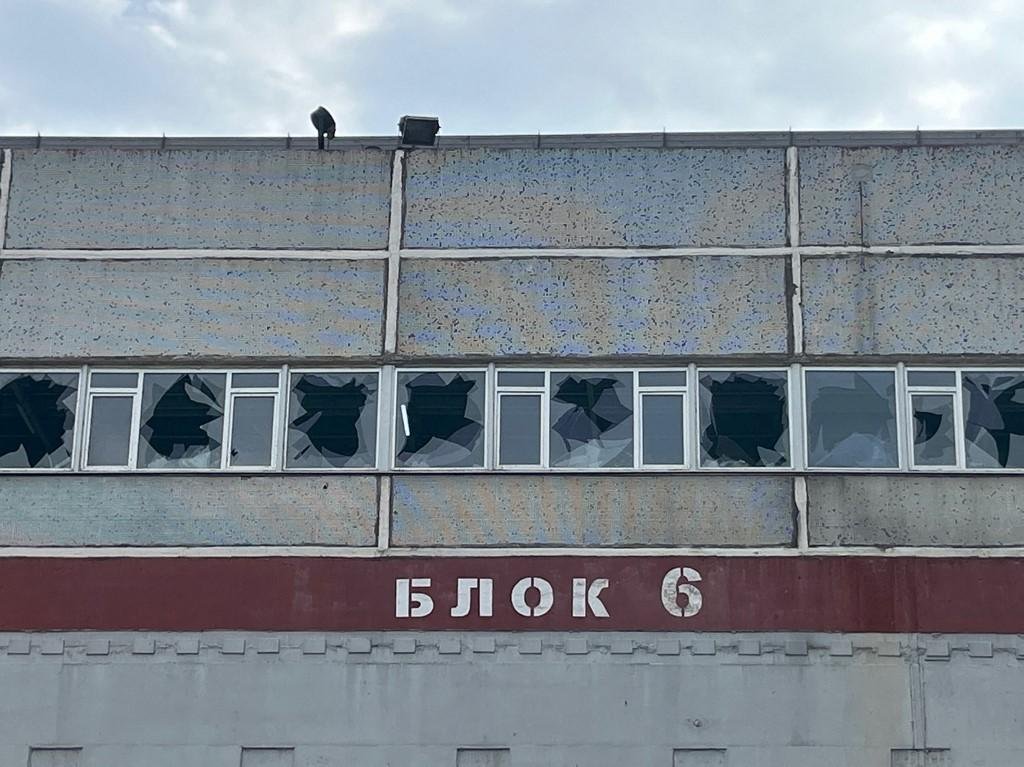 Unidade 6 na Usina Nuclear de Zaporizhzhia sofreu danos com bombardeios