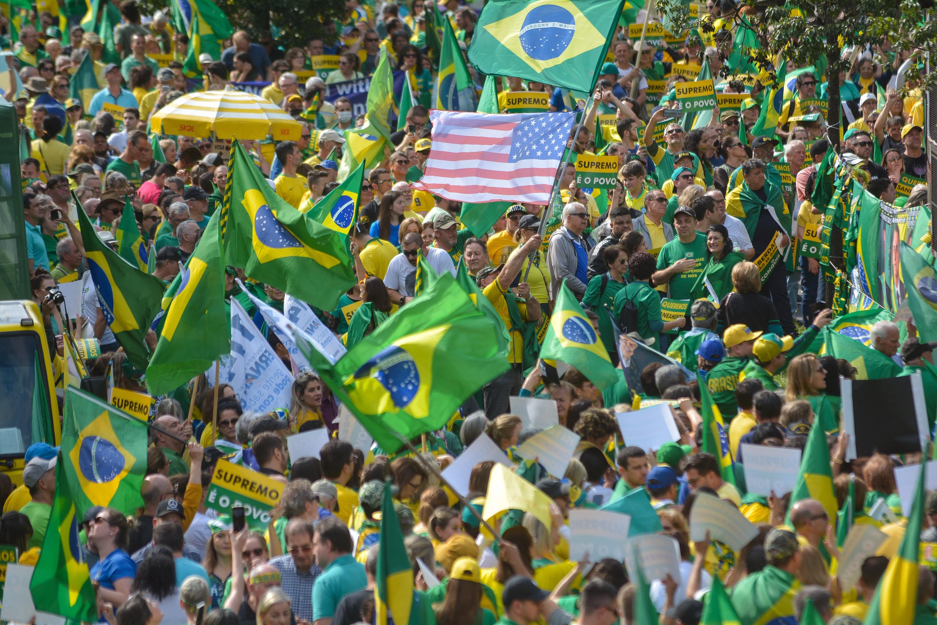 Em Porto Alegre, as manifesta&ccedil;&otilde;es pr&oacute;-Bolsonaro, convocadas para o 7 de setembro, ocorrem no Parc&atilde;o