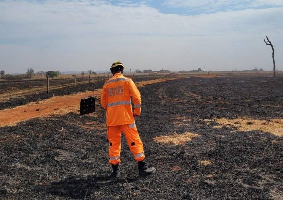 &Aacute;rea devastada ainda deve ser calculada