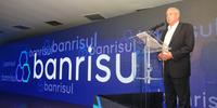 Presidente do Banrisul, Cláudio Coutinho, anunciando marketplace Banrishopping