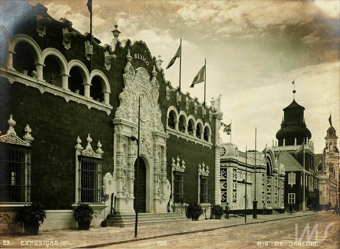 Pavilh&atilde;o do M&eacute;xico na Exposi&ccedil;&atilde;o internacional da Independ&ecirc;ncia.