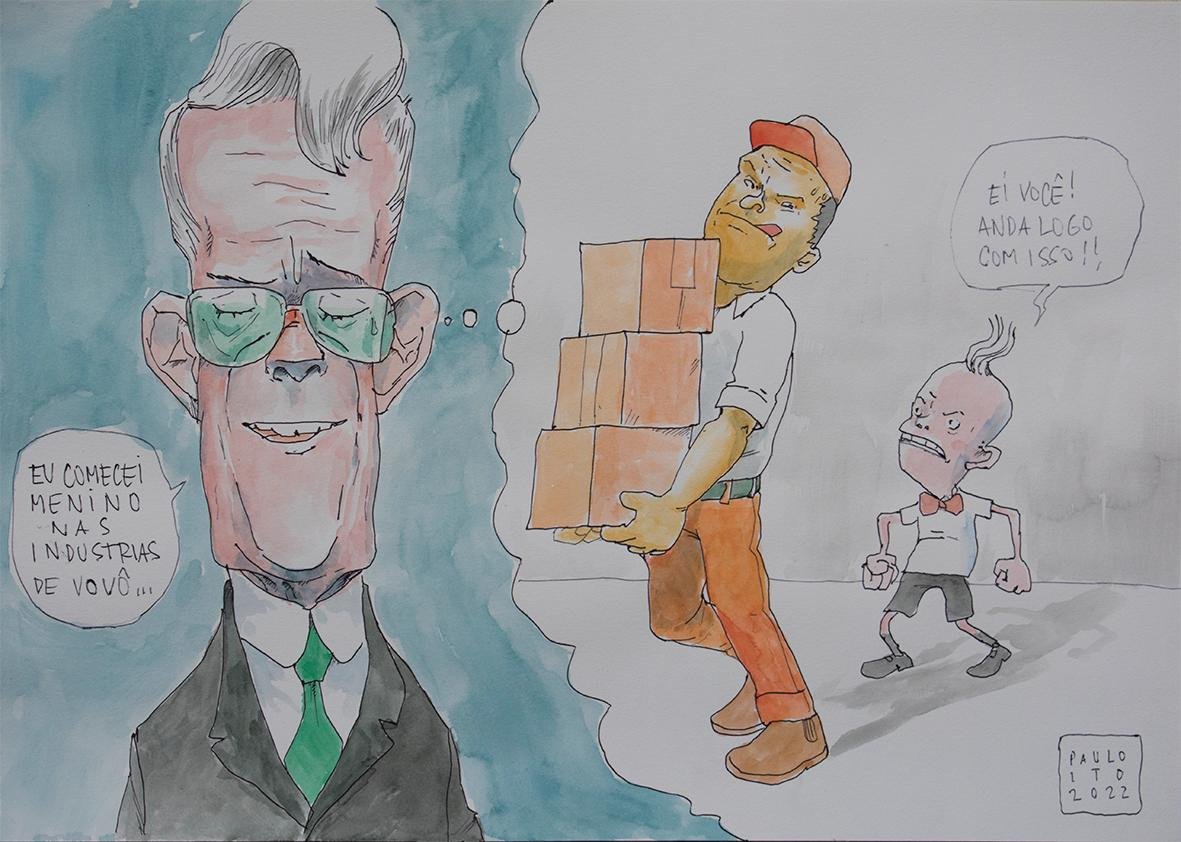"Voc&ecirc; trabalha ou s&oacute; pinta?" &eacute; a exposi&ccedil;&atilde;o que abre nesta quarta-feira, reunindo a arte de Paulo Ito no Museu do Trabalho