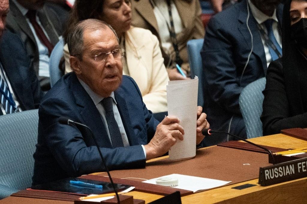 Serguei Lavrov, ministro russo das Rela&ccedil;&otilde;es Exteriores