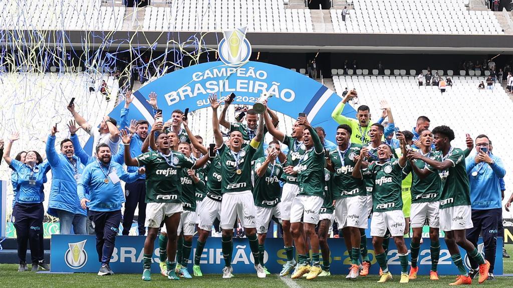 Palmeiras conquistou Brasileir&atilde;o sub-20 na manh&atilde; deste domingo