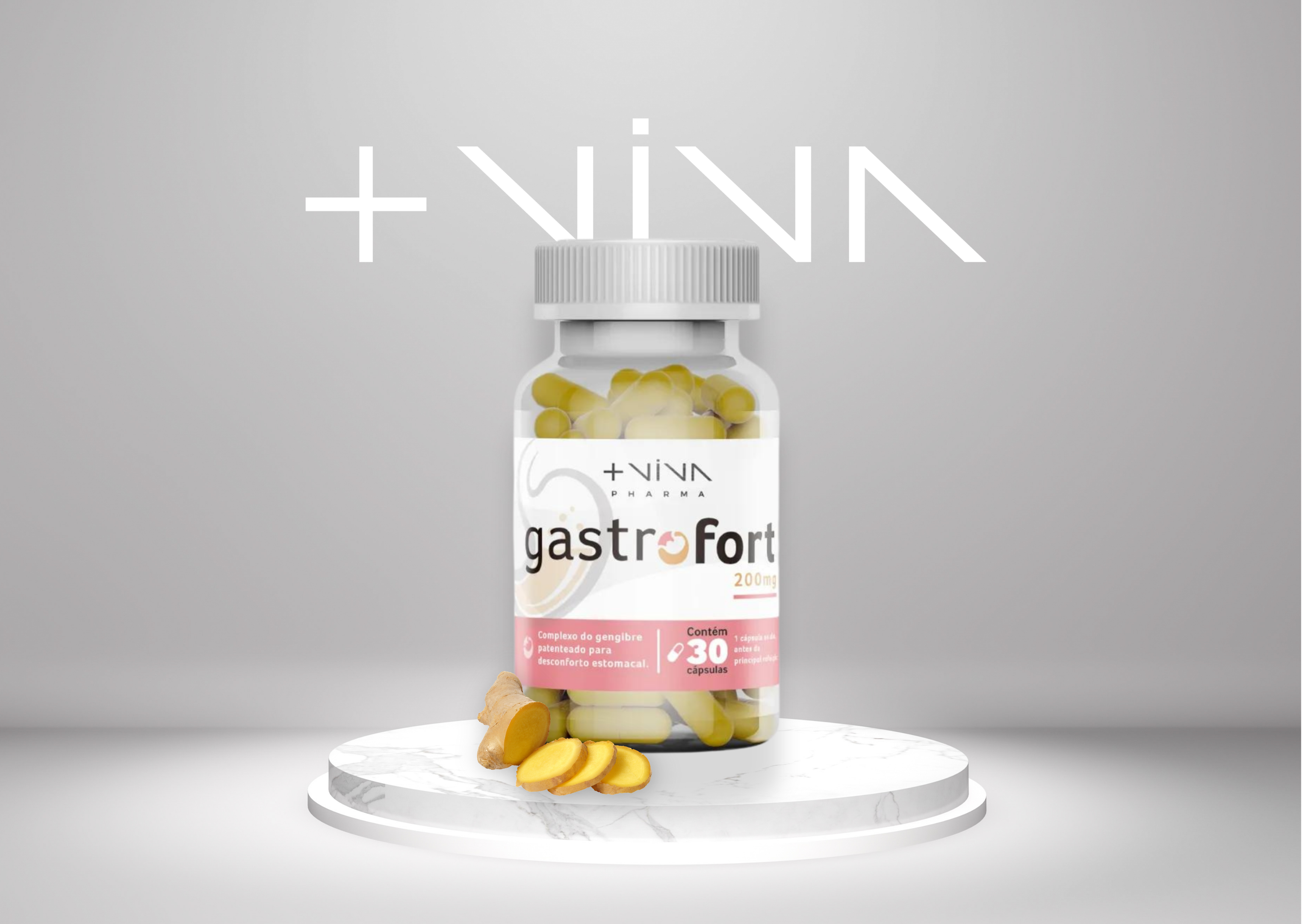Gastrofort &eacute; um extrato obtido do rizoma do gengibre
