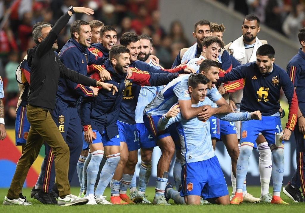Morata marcou o gol da vit&oacute;ria da Espanha nos minutos finais