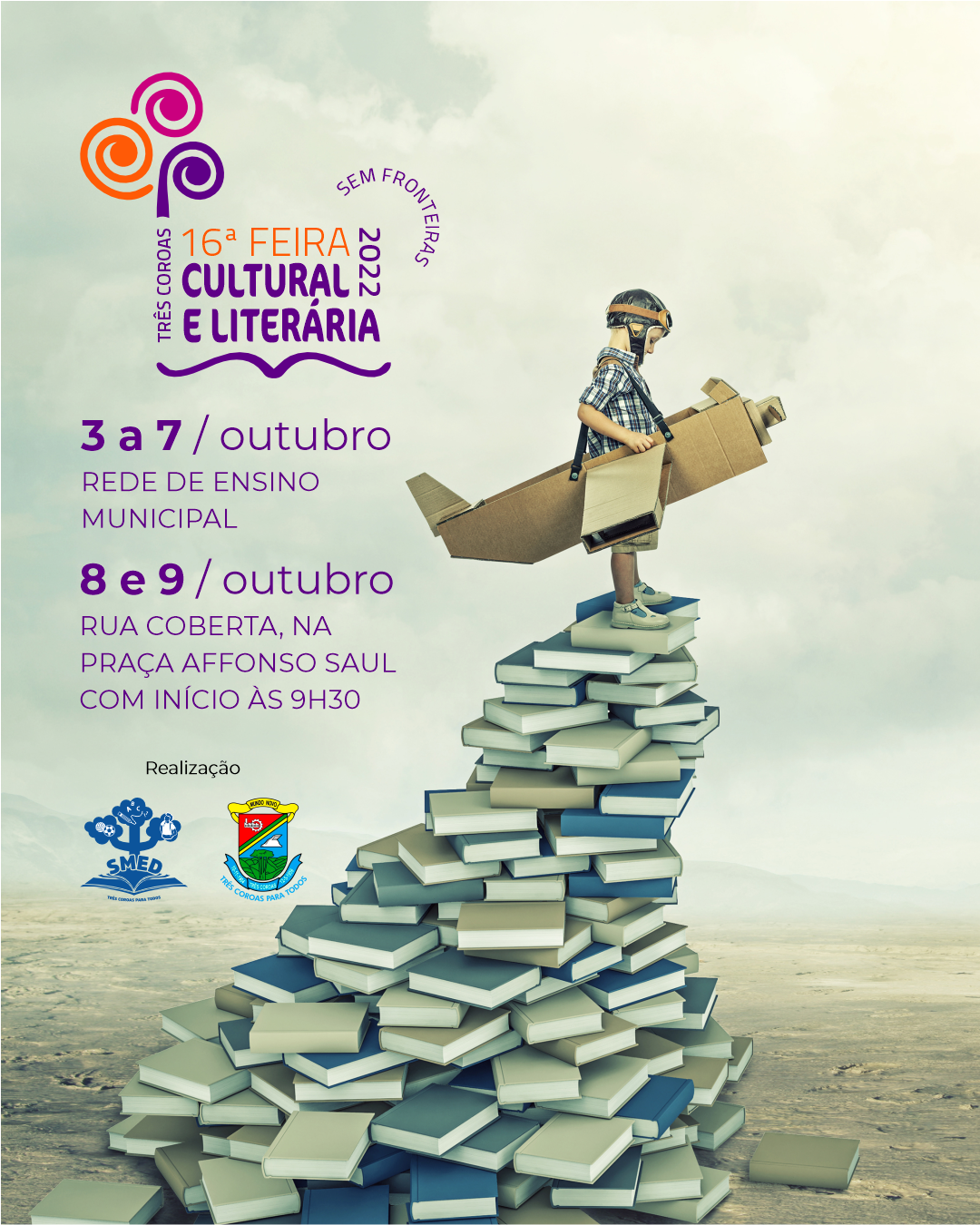 Cada escola ter&aacute; programa&ccedil;&atilde;o recheada de atividades culturais e liter&aacute;rias sobre o tema da edi&ccedil;&atilde;o