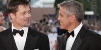 Brad Pitt e George Clooney são amigos de longa data