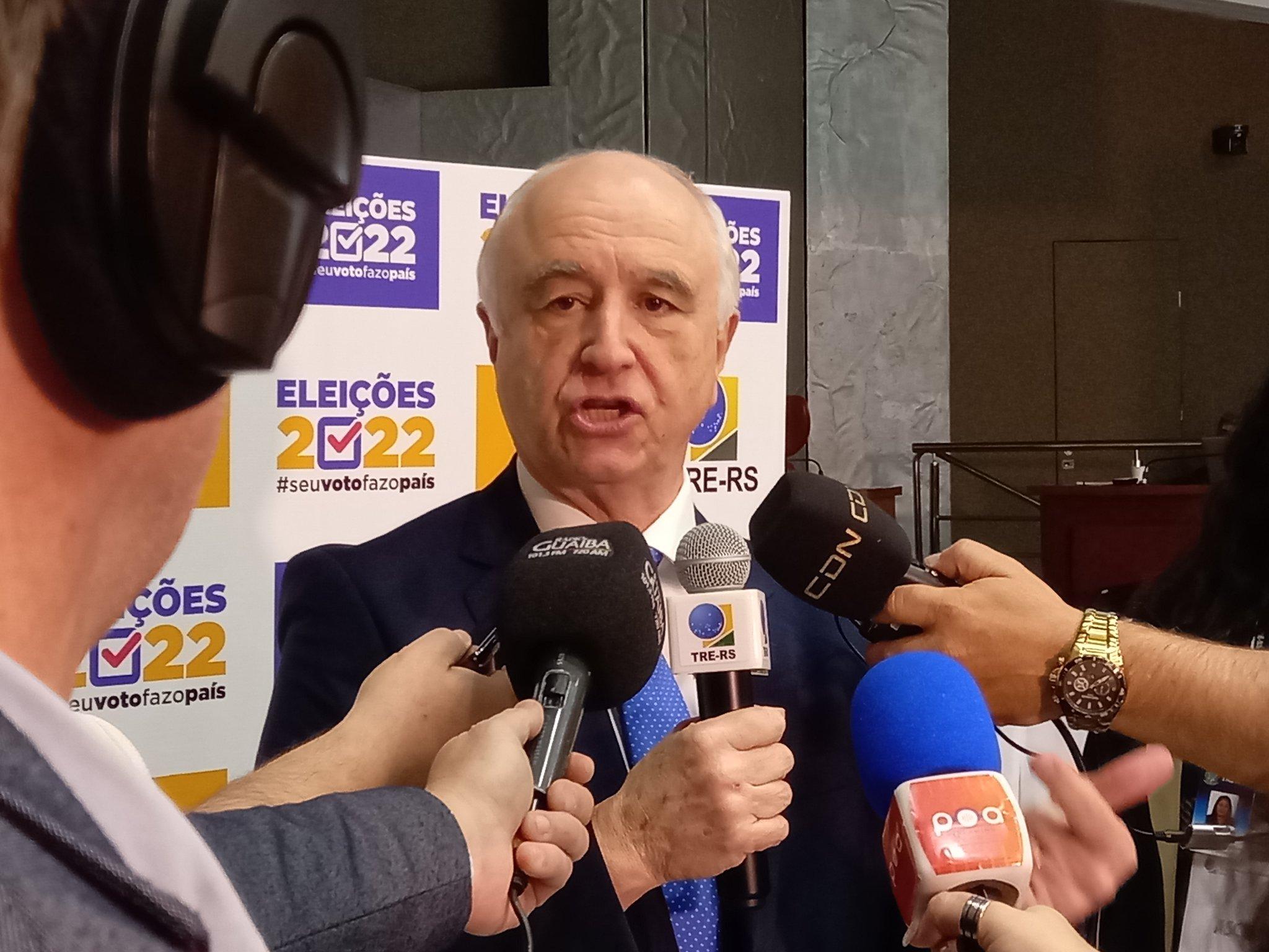 Pronunciamento do presidente do TRE-RS Francisco Jos&eacute; Moesch