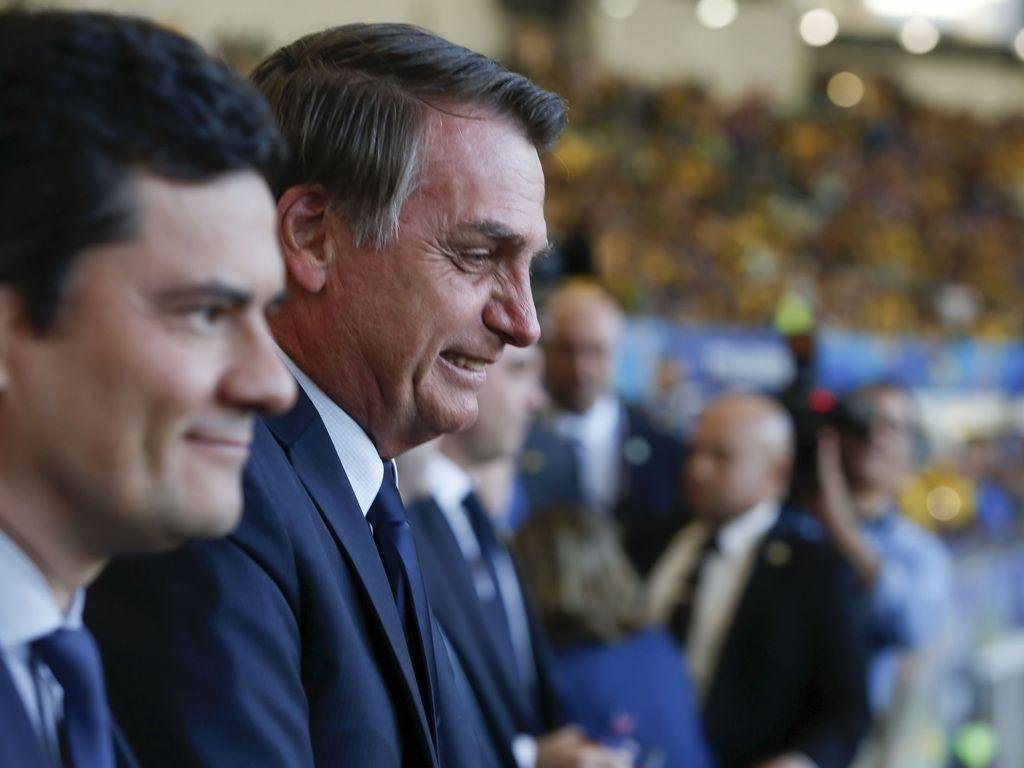 Sergio Moro e Jair Bolsonaro